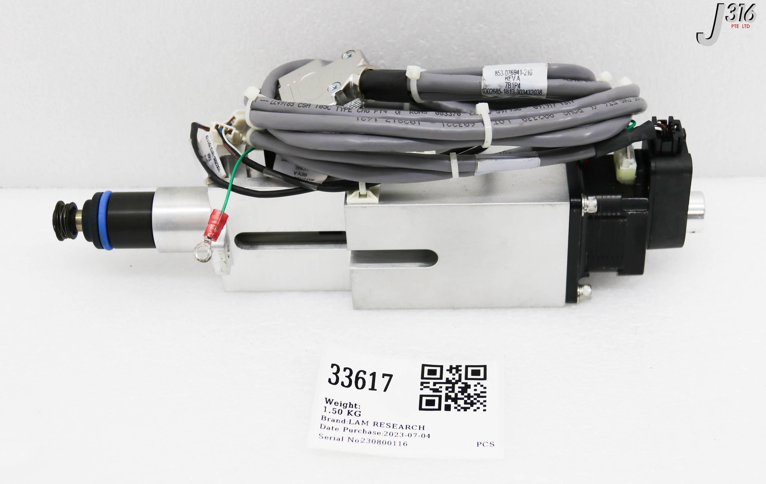 33617 LAM RESEARCH DRIVER ASSY W/ ENCODER 43H4A-2.33-072 853